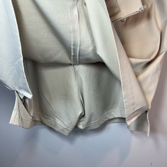 Lady Hagen Women’s Performance Skort Beige Lined Stretch Ribbon Pockets Size 16 - Picture 14 of 16